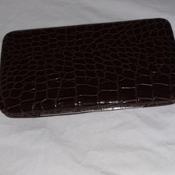 Brown Snakeskin  One Size Wallet - Picture 1 of 8
